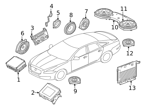 Sound System for 2019 Jaguar XJR575 #0