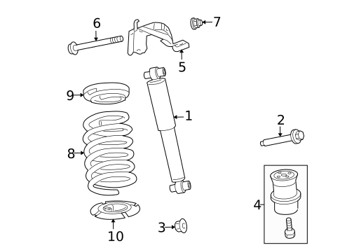 Shocks & Components for 2009 Ford Fusion #1