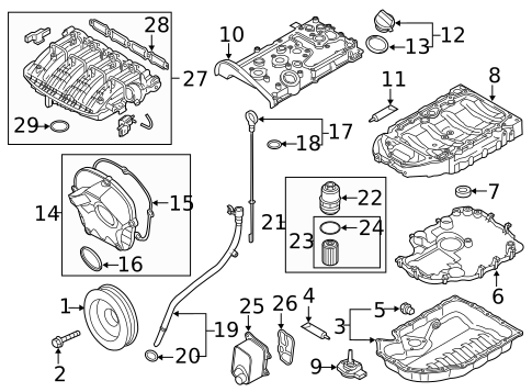 Engine Parts for 2019 Volkswagen Tiguan #7