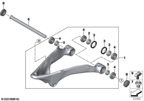 Telescopic Forks, Telelever for 2025 BMW-Motorrad R 1300 RT #0
