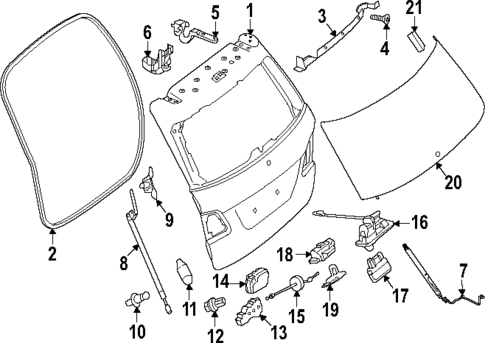 Gate & Hardware for 2017 Mercedes-Benz GLE63 AMG #0