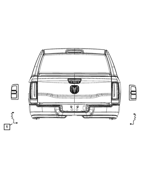 Wiring, Body and Accessories for 2019 Ram 2500 #10