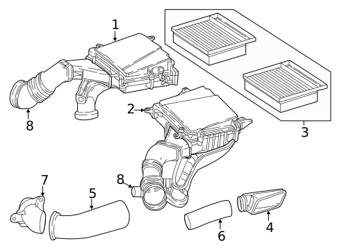 Air Intake for 2016 Mercedes-Benz G 65 AMG® #0