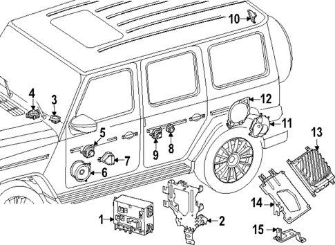 Sound System for 2025 Mercedes-Benz G63 AMG #0