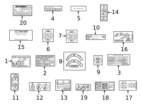Labels for 2006 Mercedes-Benz CLS55 AMG #2