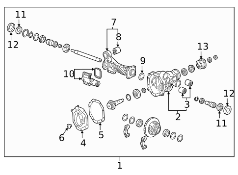 Carrier & Components for 2025 GMC Yukon XL #1