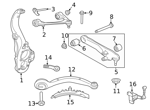 Suspension Components for 2017 Jaguar XF #2