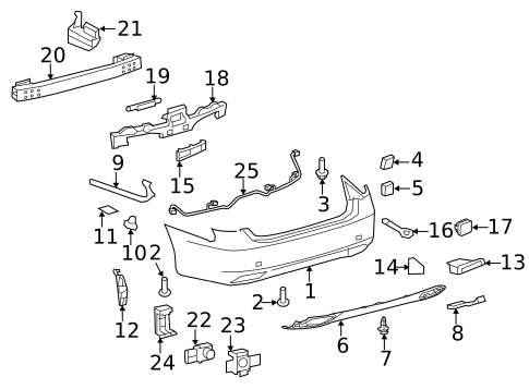 Parking Aid for 2011 Lexus LS460 #0