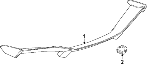 Spoiler for 2024 Chevrolet Corvette #1