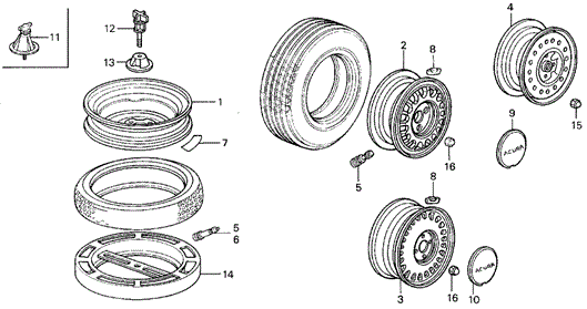 Wheels for 1990 Acura Legend #1
