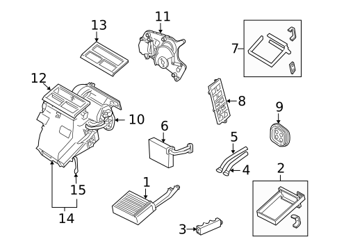 Condenser, Compressor & Lines for 2007 Volvo V50 #1