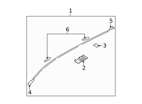 Exterior Trim - Roof for 2011 Mazda 3 #0