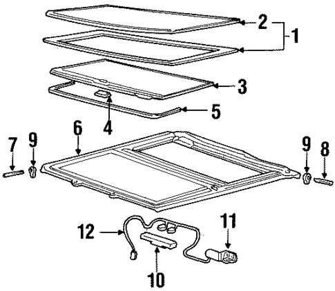 Sunroof for 2001 Oldsmobile Aurora #0