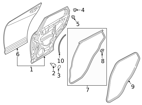 Door & Components for 2024 Mazda CX-30 #0