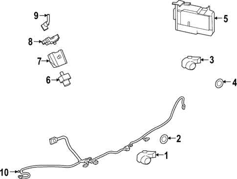 Electrical Components for 2021 Porsche Cayenne #20