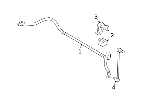 Stabilizer Bar & Components for 2004 Volvo S40 #2