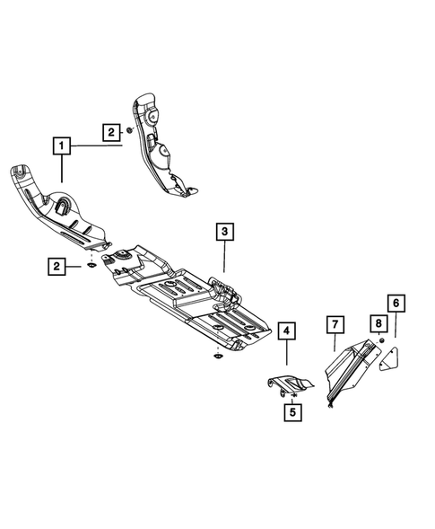 Exhaust System for 2009 Jeep Commander #1