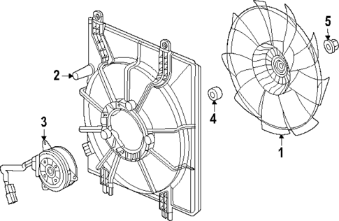 Cooling Fan for 2025 Honda Civic #1