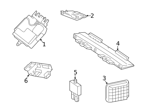 Antenna & Radio for 2012 Mercedes-Benz CL600 #0