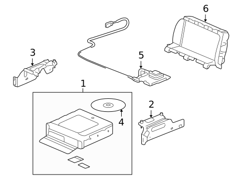Navigation System for 2009 Acura RL #0