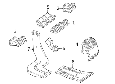 Ducts for 2016 Mercedes-Benz CLS 63 AMG® S #0