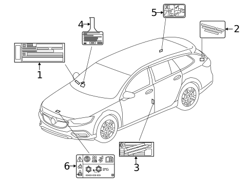 Labels for 2018 Buick Regal Sportback #0