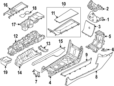 Front Console for 2023 Hyundai Ioniq 6 #0