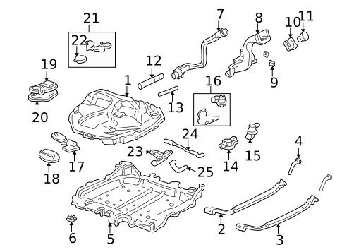 Emission Components for 1998 Honda Civic #1
