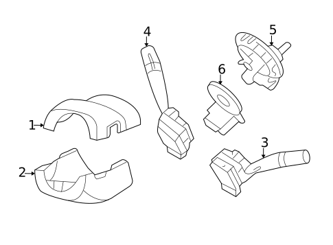 Switches for 2014 Kia Sedona #1