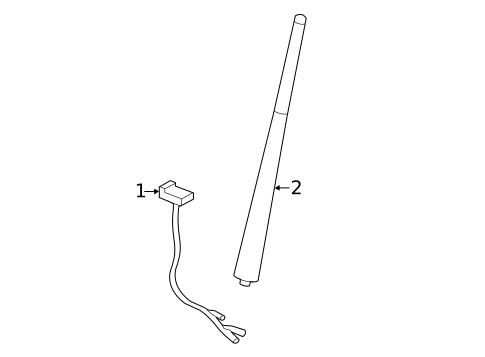 Antenna & Radio for 2014 Chrysler 200 #0