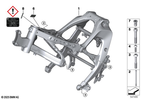Motorcycle Frame for 2025 BMW-Motorrad R 1300 RS #1