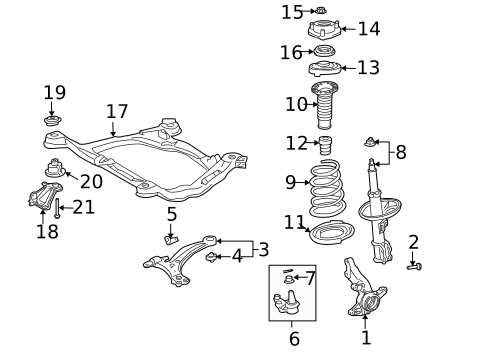 Suspension Components for 2005 Toyota Sienna #2