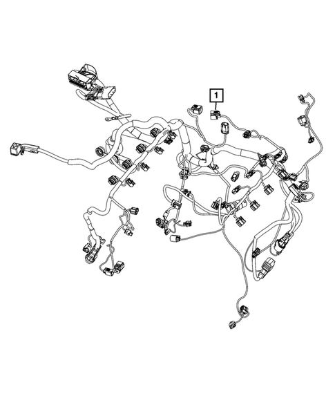 Wiring, Powertrain for 2023 Dodge Charger #1