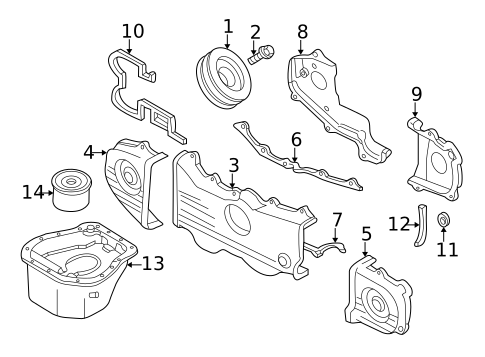 Engine Parts for 1998 Subaru Forester #0