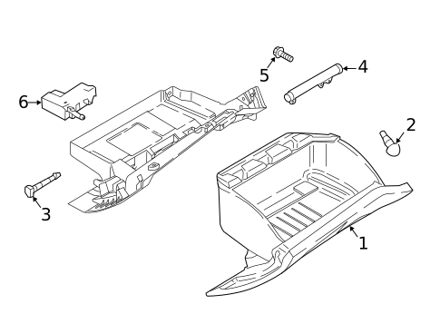 Glove Box for 2017 Ford Focus #0