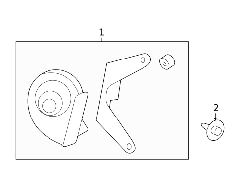 Horn for 2008 Saturn Aura #0