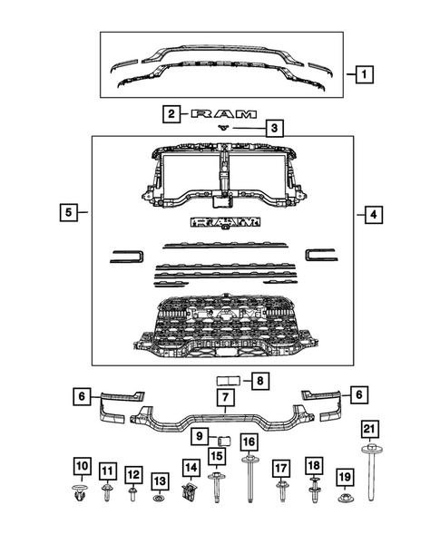 Grilles for 2026 Ram 3500 #1