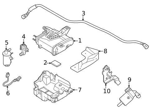Emission Components for 2023 Kia Seltos #0