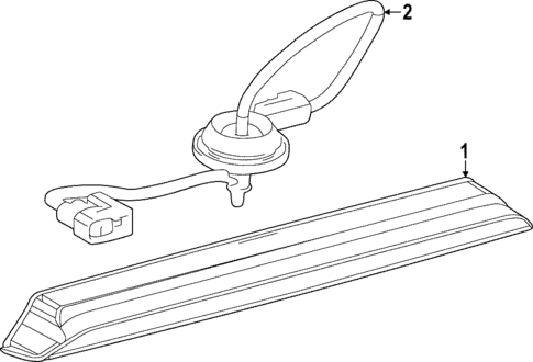 High Mount Lamps for 2023 Lexus LX600 #0