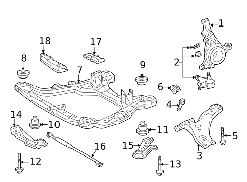 Suspension Components for 2014 Lexus RX450h #0