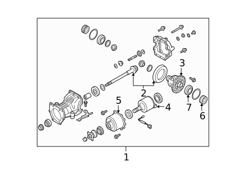 Differential for 2013 Nissan Rogue #1