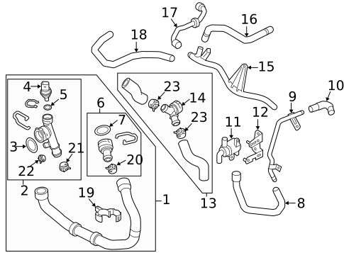 Radiator & Components for 2023 Audi TTS Quattro #6