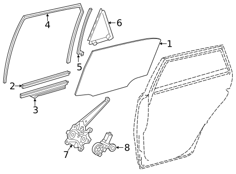 Rear Door for 2016 Scion iM #0