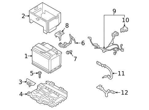 Battery for 2022 Kia Forte #0