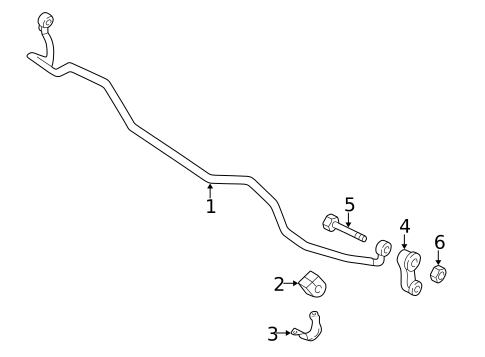 Stabilizer Bar & Components for 1998 Subaru Impreza #0
