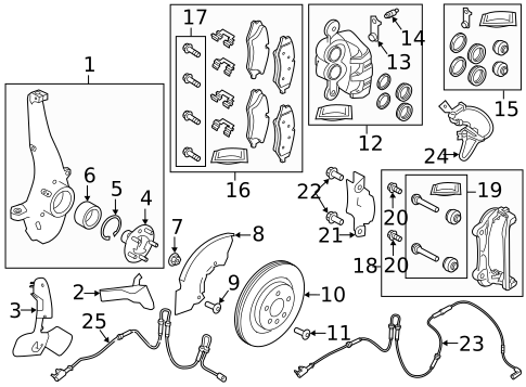 Front Brakes for 2020 Land Rover Defender 110 #8
