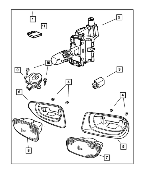 Fog Lights & Electrical for 2003 Jeep Grand Cherokee #0