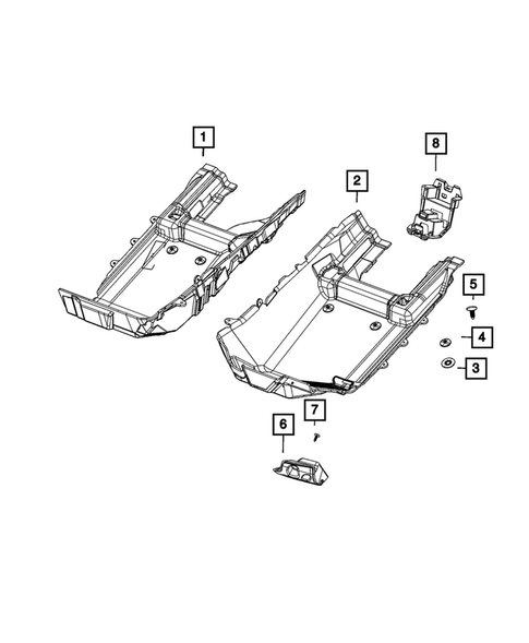Carpets, Floor Mats, Load Floor, and Silencers for 2024 Dodge Durango #2