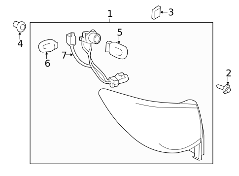 Tail Lamps for 2011 Chevrolet Traverse #0