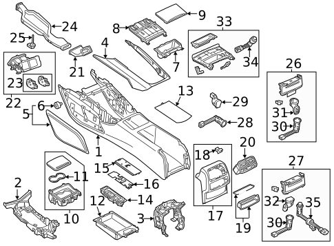 Console for 2015 Audi RS7 #0